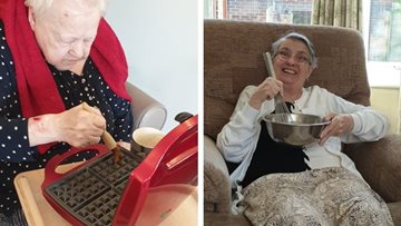 Ready, steady, cook! Baking afternoon at Bolton care home